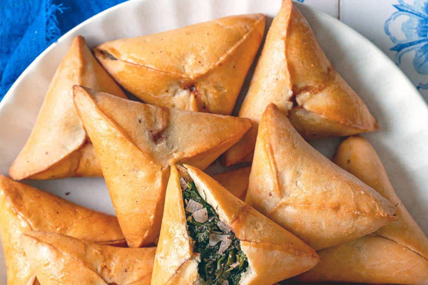 Palestinian Fatayer - Spinach
